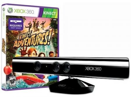Сенсор Kinect + диск Kinect Adventures